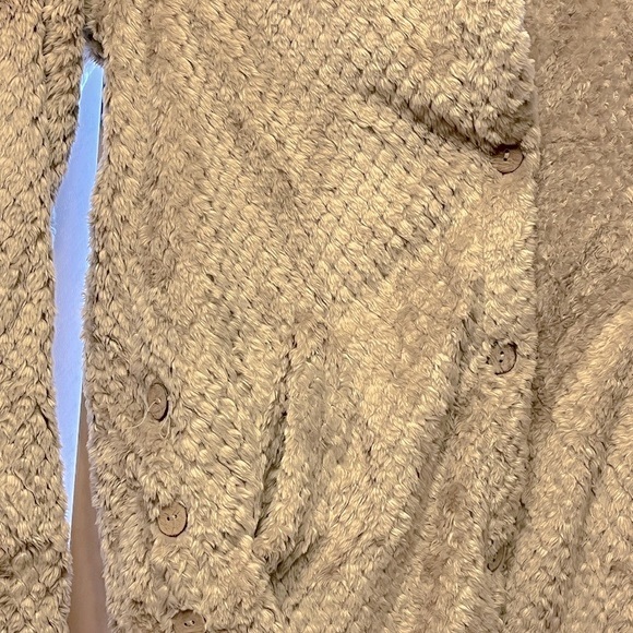 NWT Women’s Cozy Shag Style Hooded Jacket Size XL - Picture 5 of 15